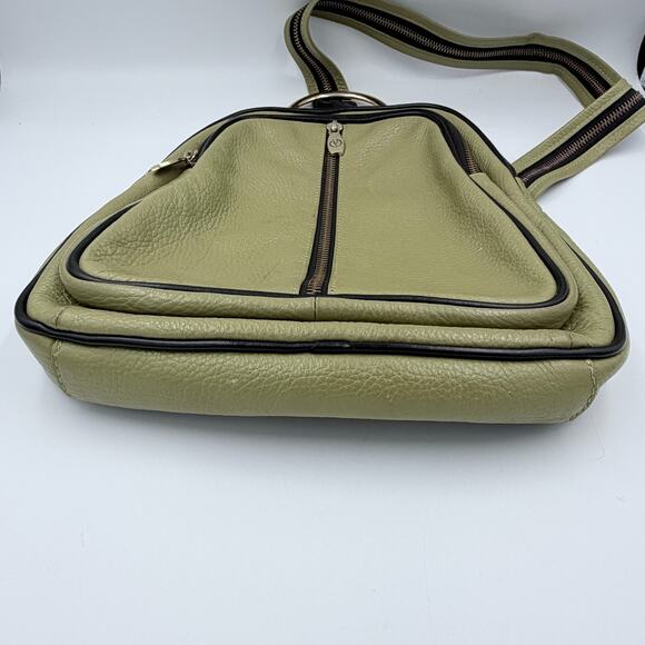 Valentina Women\'s Pebbled Leather Mini Backpack Green y2k main image 8